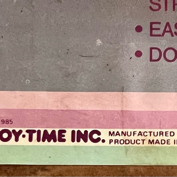 Vintage 1985 Toytime Brass Bed Made for Dolls 12-18 Inches Mattress Original Box - Picture 2 of 5